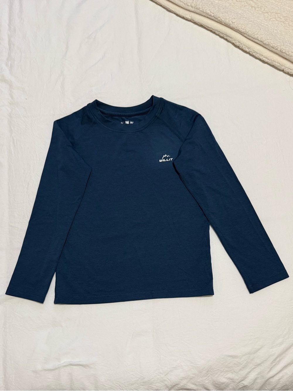 Helly Hansen Kids Long Sleeve Tee - Navy Blue